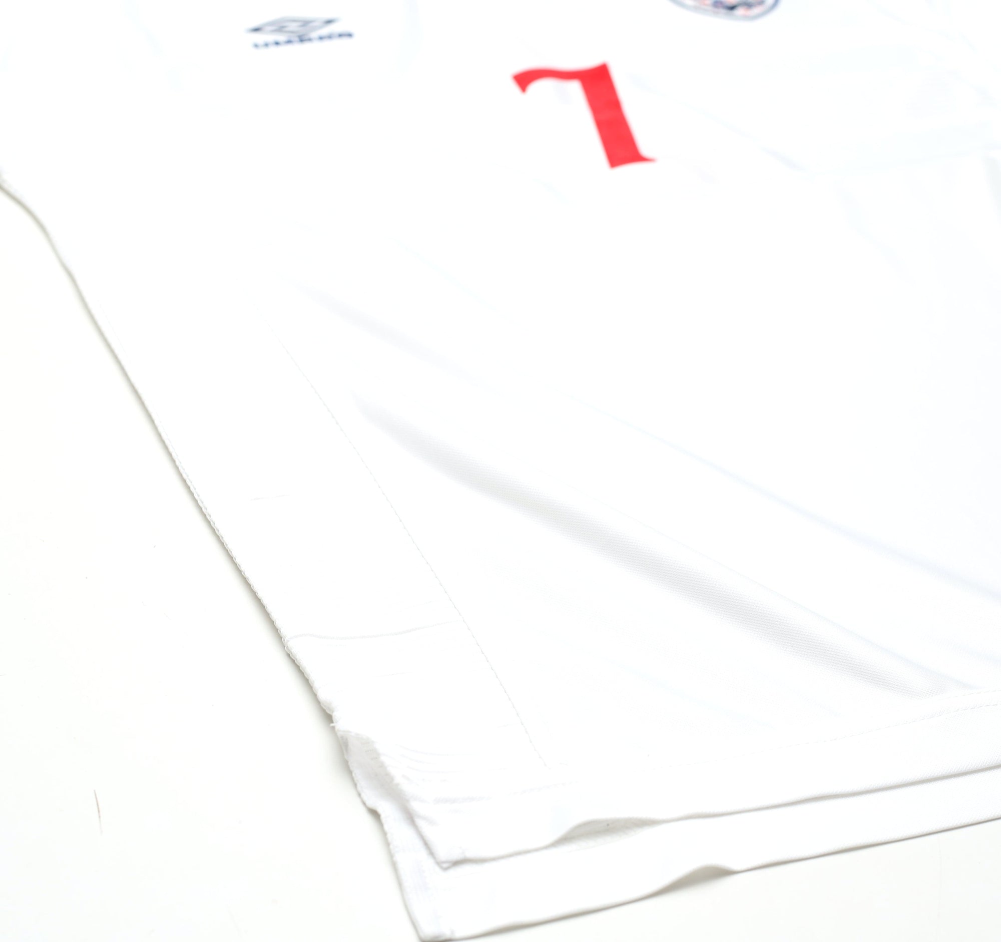 1999/01 BECKHAM #7 England Vintage Umbro Home Football Shirt (XL) Euro 2000