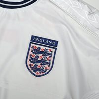 1999/01 Beckham #7 England Vintage Umbro Home Football Shirt (XL/XXL) Euro 2000