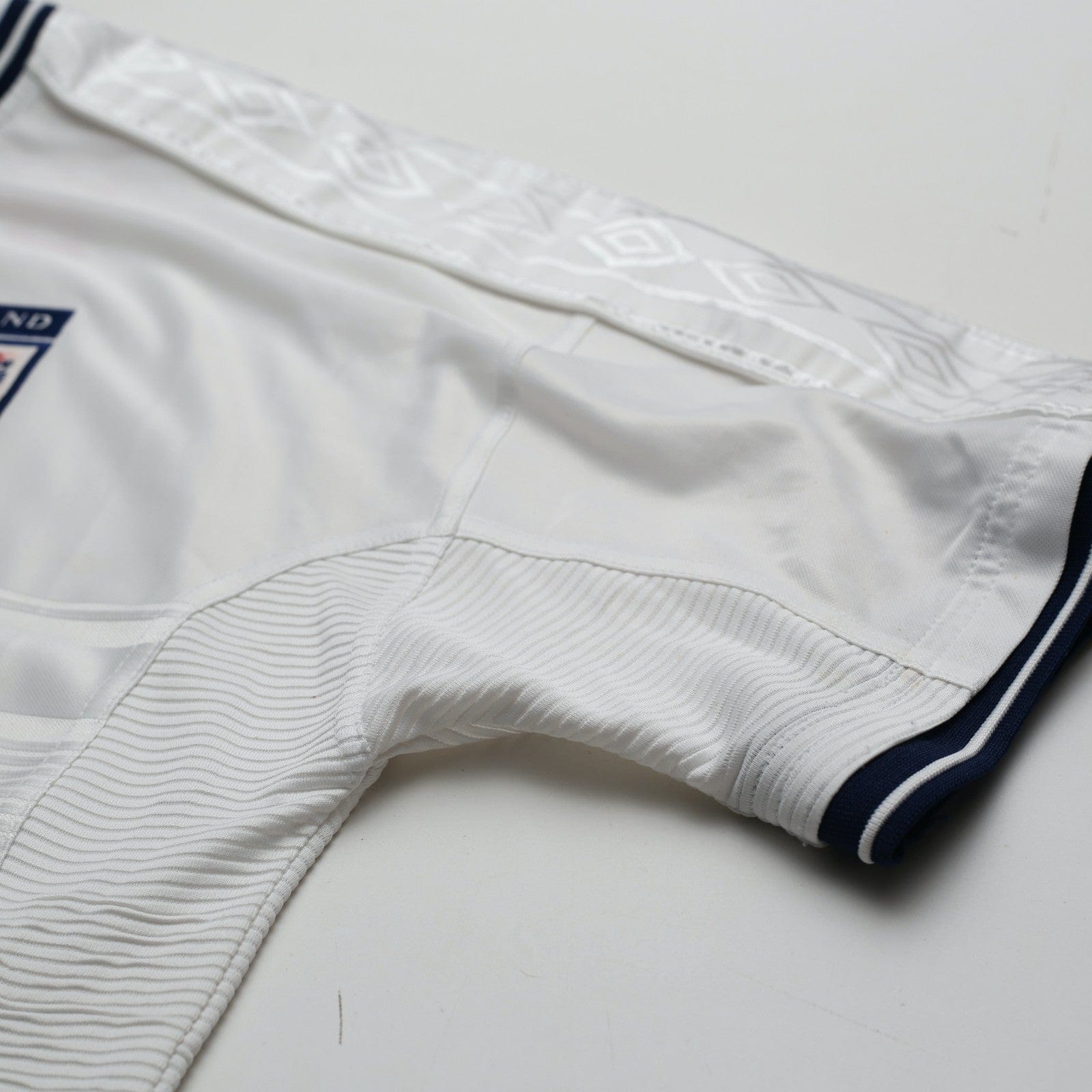 1999/01 Beckham #7 England Vintage Umbro Home Football Shirt (XL/XXL) Euro 2000