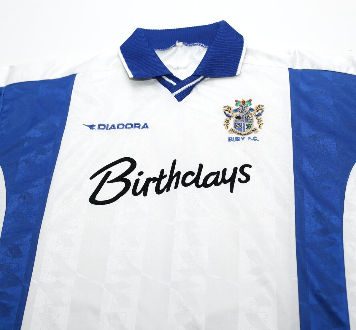 1999/01 BURY FC Vintage Diadora Home Football Shirt (XL)