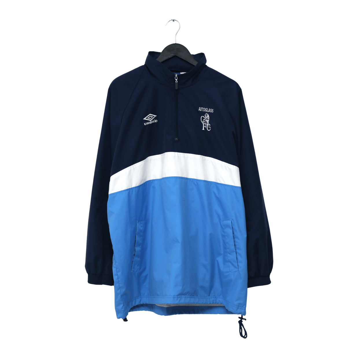 1999/01 Chelsea Vintage Umbro 1/4 Zip Football Training Jacket (L/XL) MINT