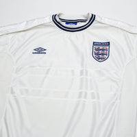 1999/01 England Vintage Umbro Home Football Shirt (L) Euro 2000