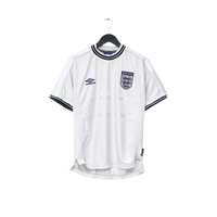 1999/01 England Vintage Umbro Home Football Shirt (M) Euro 2000