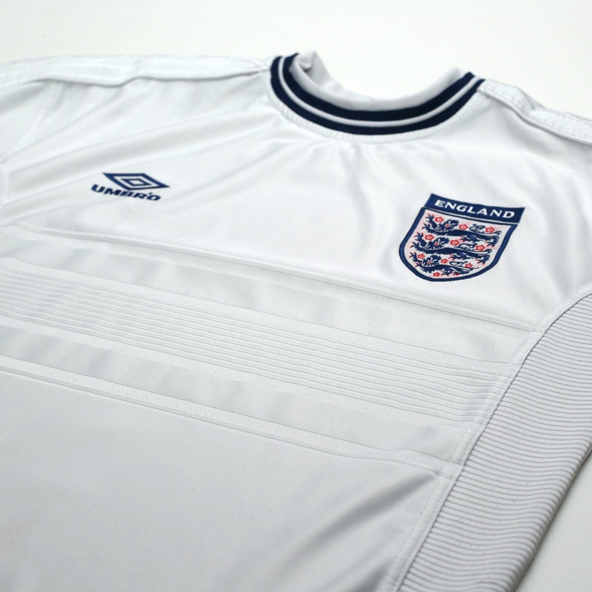 1999/01 England Vintage Umbro Home Football Shirt (M) Euro 2000