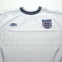 1999/01 England Vintage Umbro Home Football Shirt (M) Euro 2000