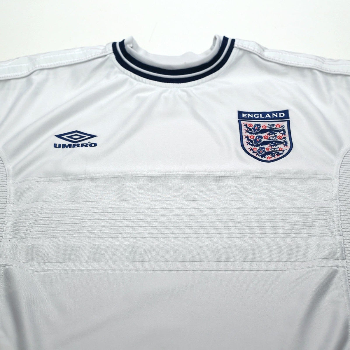 1999/01 England Vintage Umbro Home Football Shirt (M) Euro 2000