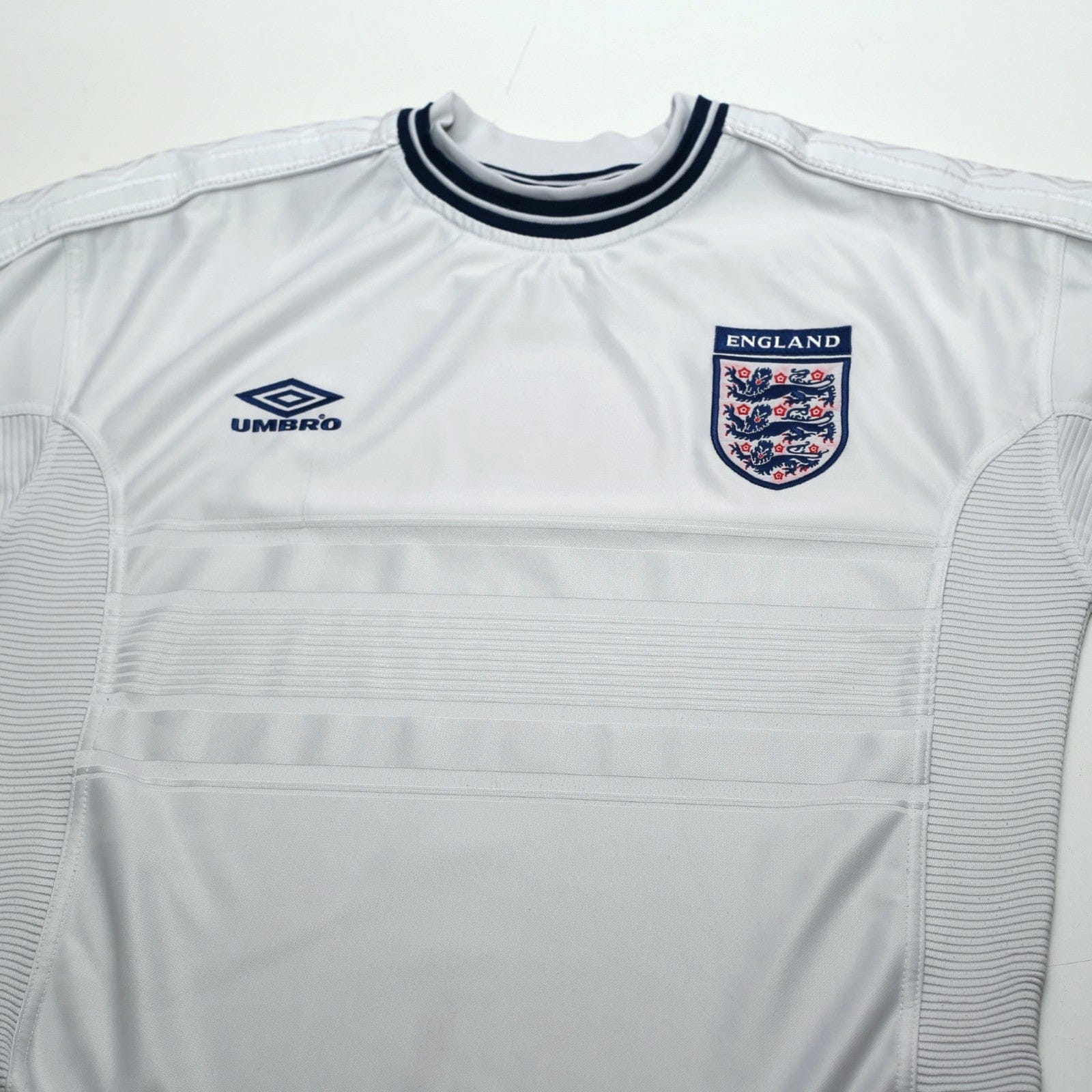 1999/01 England Vintage Umbro Home Football Shirt (M) Euro 2000