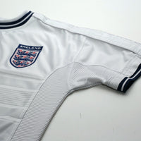 1999/01 England Vintage Umbro Home Football Shirt (M) Euro 2000