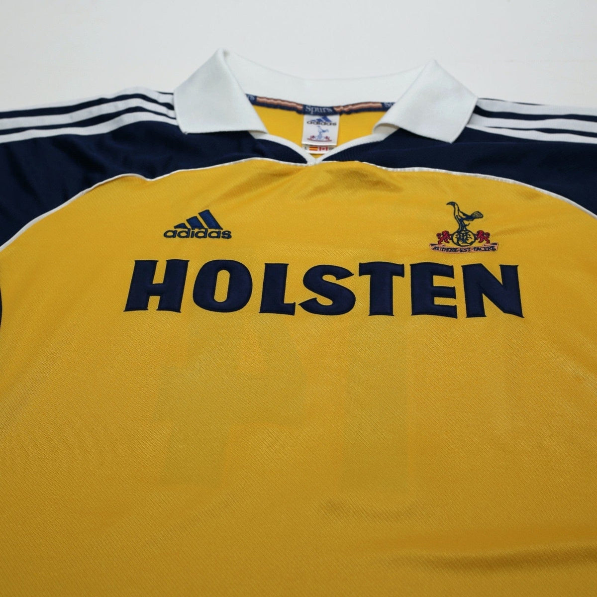 1999/01 Ginola #14 Tottenham Hotspur Vintage adidas Away Football Shirt (XL)