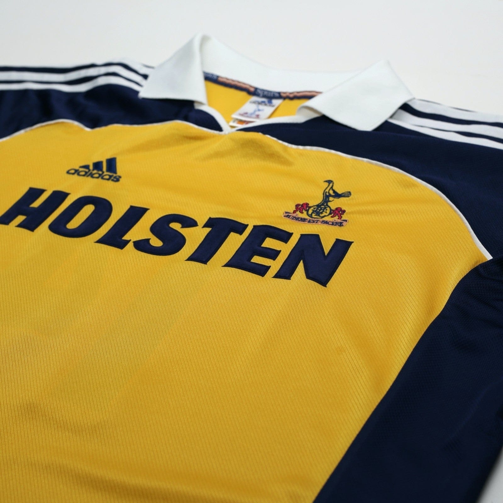 1999/01 Ginola #14 Tottenham Hotspur Vintage adidas Away Football Shirt (XL)