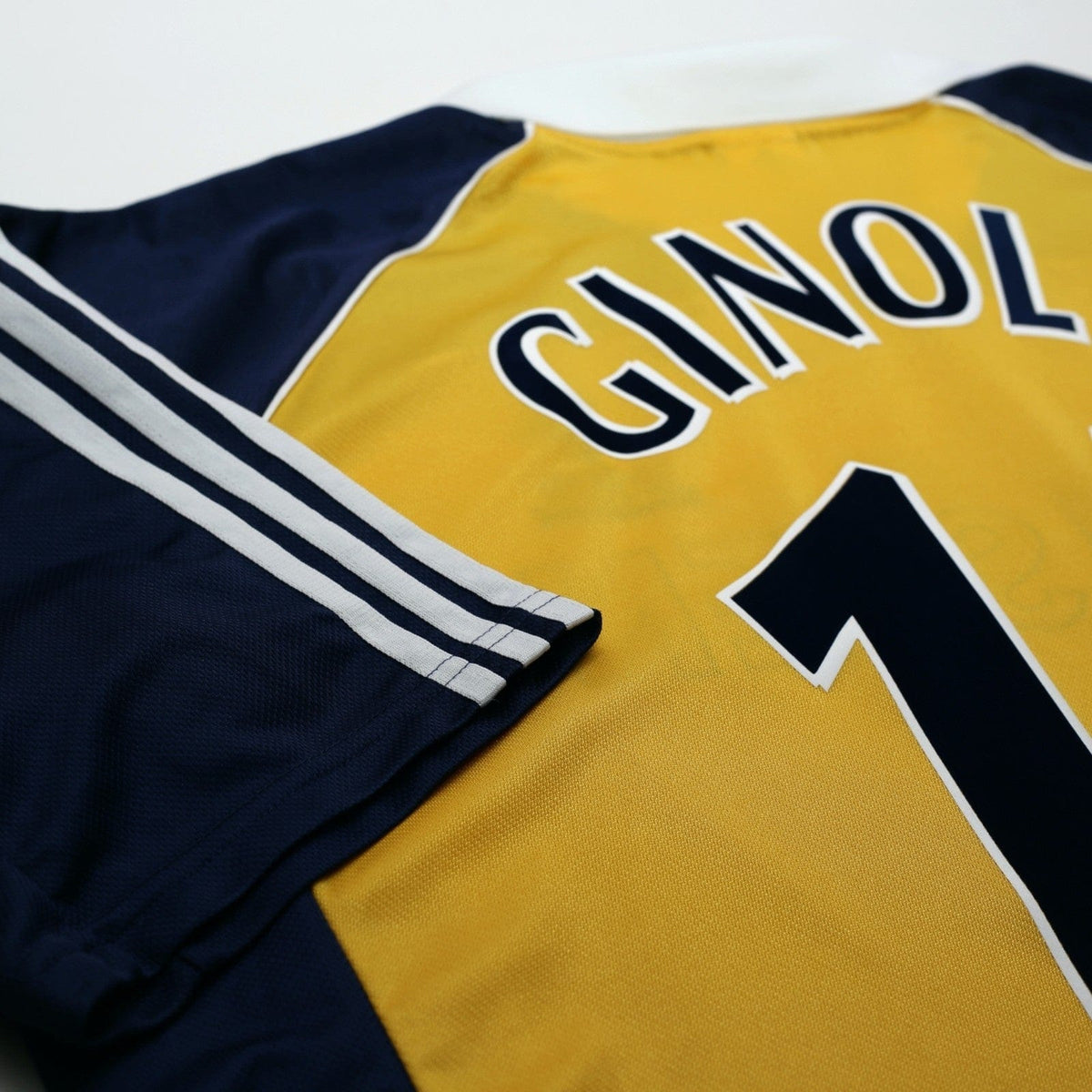 1999/01 Ginola #14 Tottenham Hotspur Vintage adidas Away Football Shirt (XL)