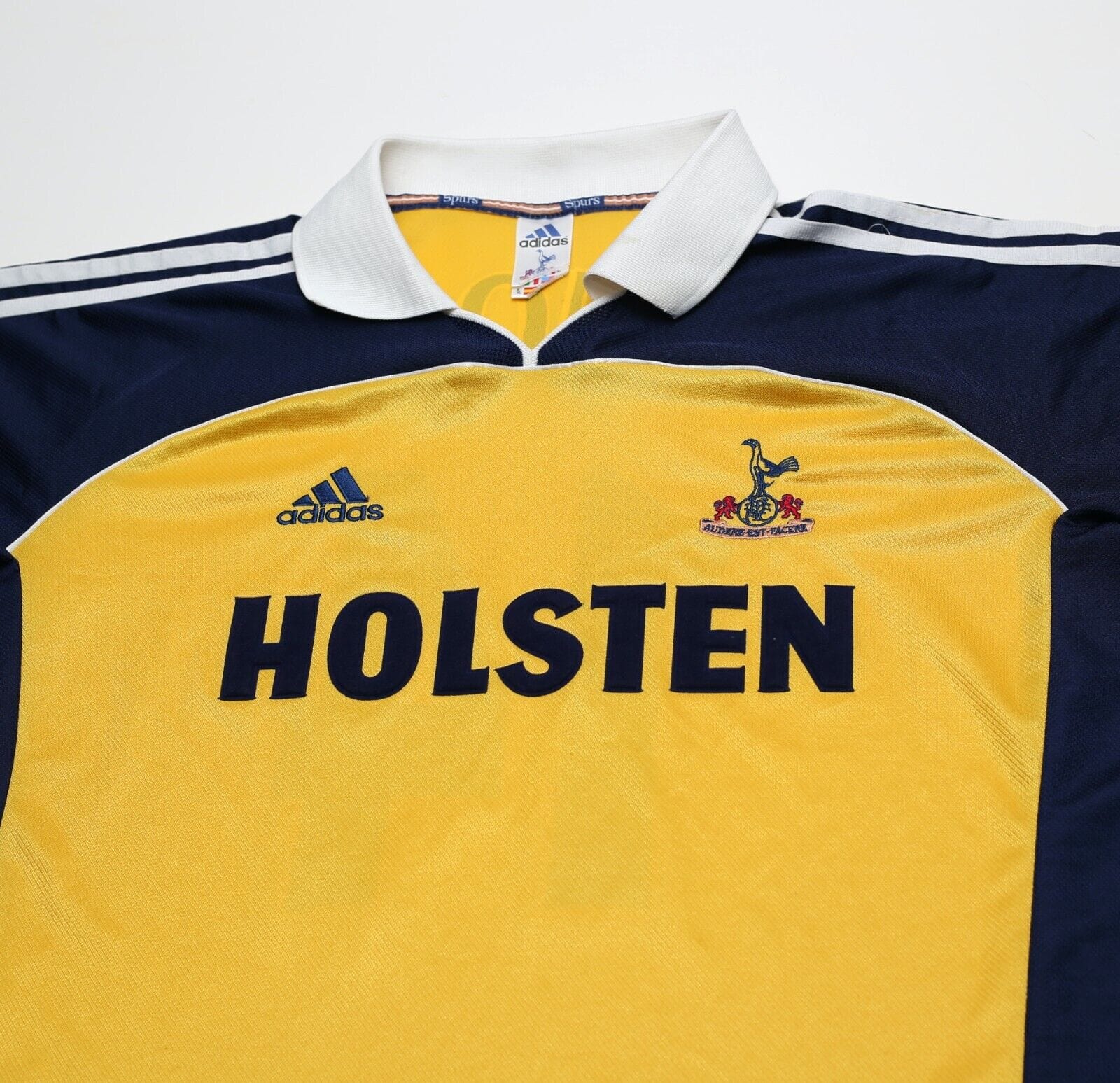 1999/01 GINOLA #14 Tottenham Hotspur Vintage adidas Away Football Shirt (XL)