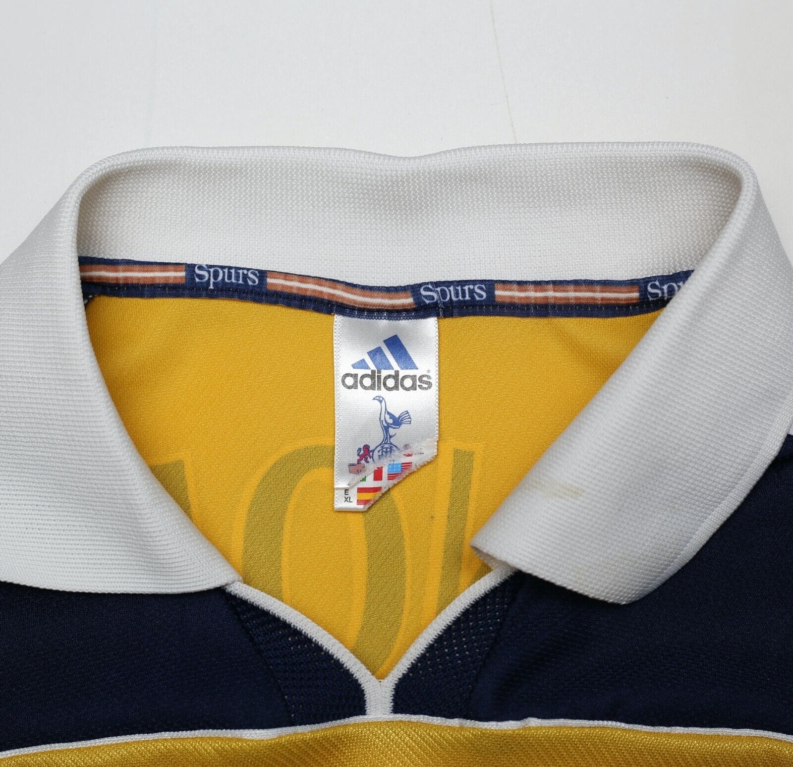 1999/01 GINOLA #14 Tottenham Hotspur Vintage adidas Away Football Shirt (XL)