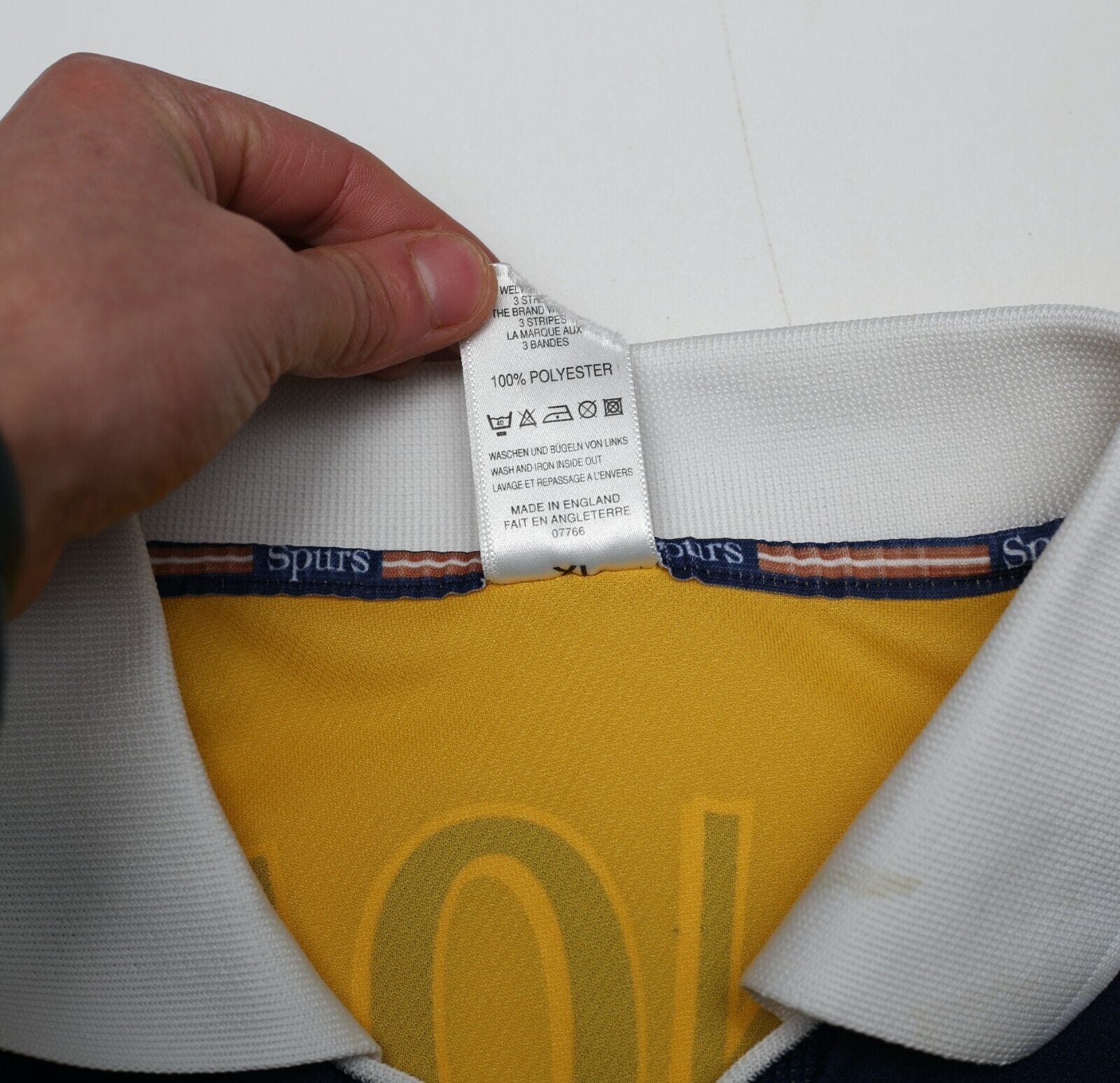 1999/01 GINOLA #14 Tottenham Hotspur Vintage adidas Away Football Shirt (XL)