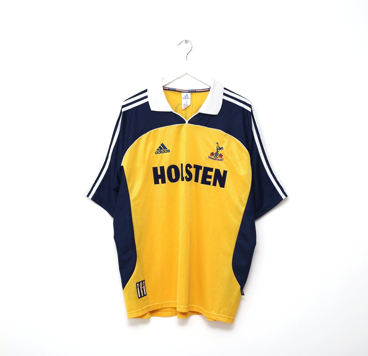 1999/01 GINOLA #14 Tottenham Hotspur Vintage adidas Away Football Shirt (XL)