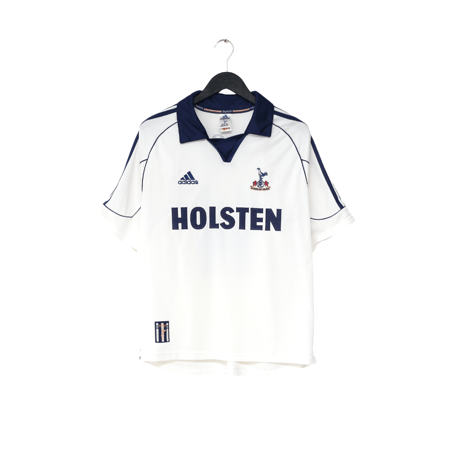 1999/01 GINOLA #14 Tottenham Hotspur Vintage adidas Home Football Shirt (M)