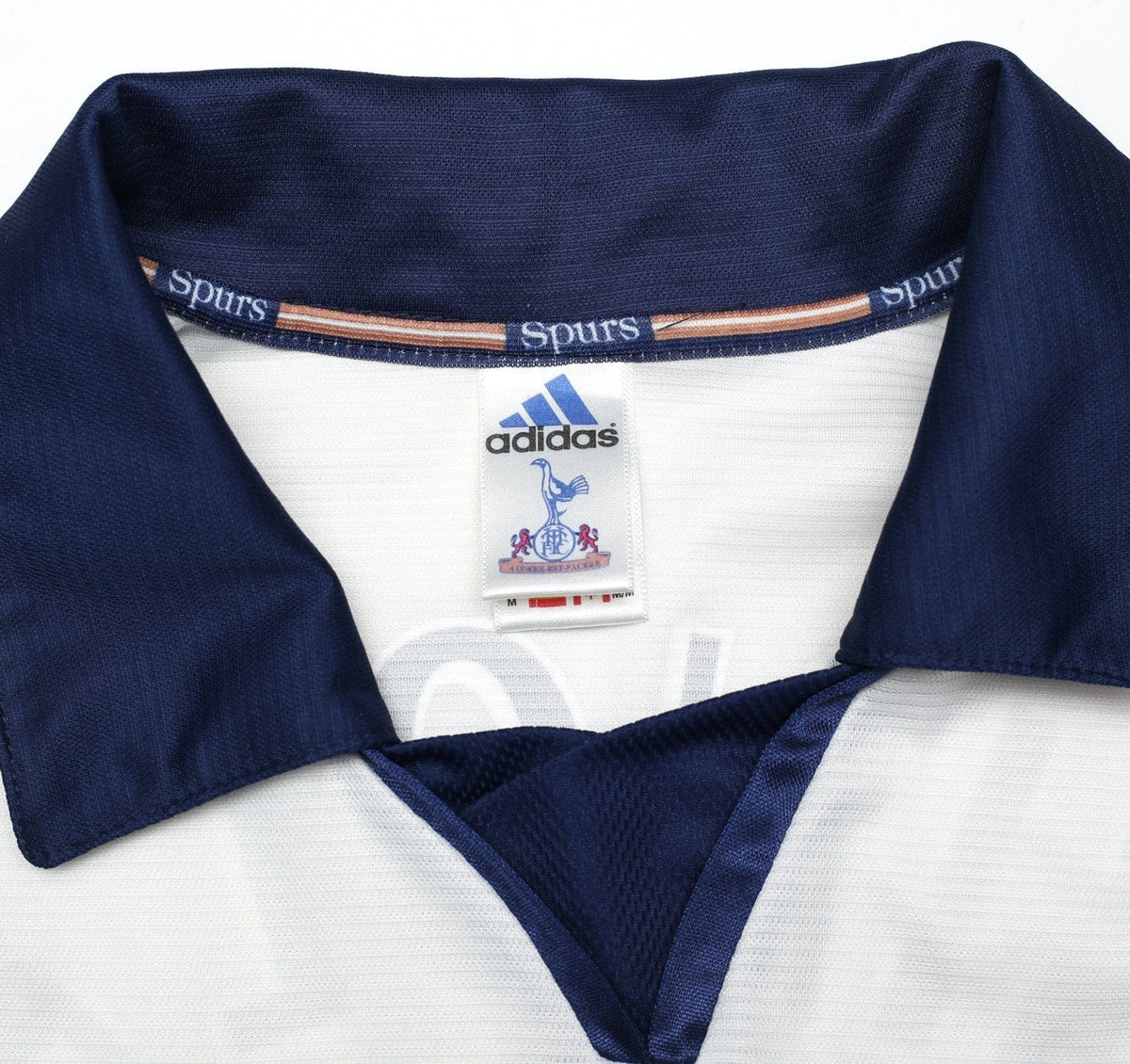 1999/01 GINOLA #14 Tottenham Hotspur Vintage adidas Home Football Shirt (M)