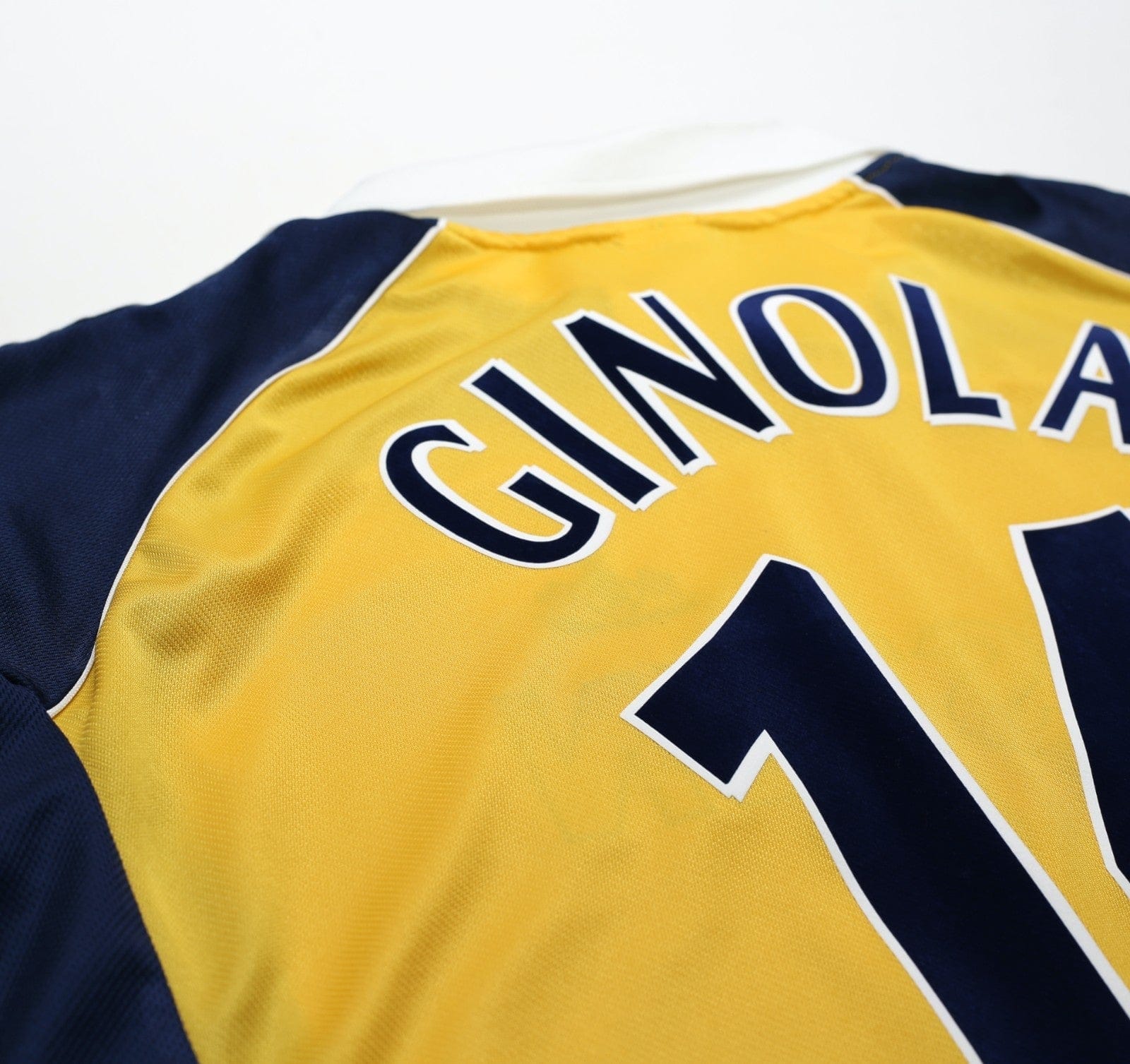 1999/01 GINOLA #14 Tottenham Hotspur Vintage adidas L/S Away Football Shirt (XL)