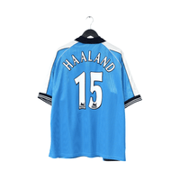 1999/01 HAALAND #15 Manchester City Vintage LCS Home Football Shirt (XL) 46/48