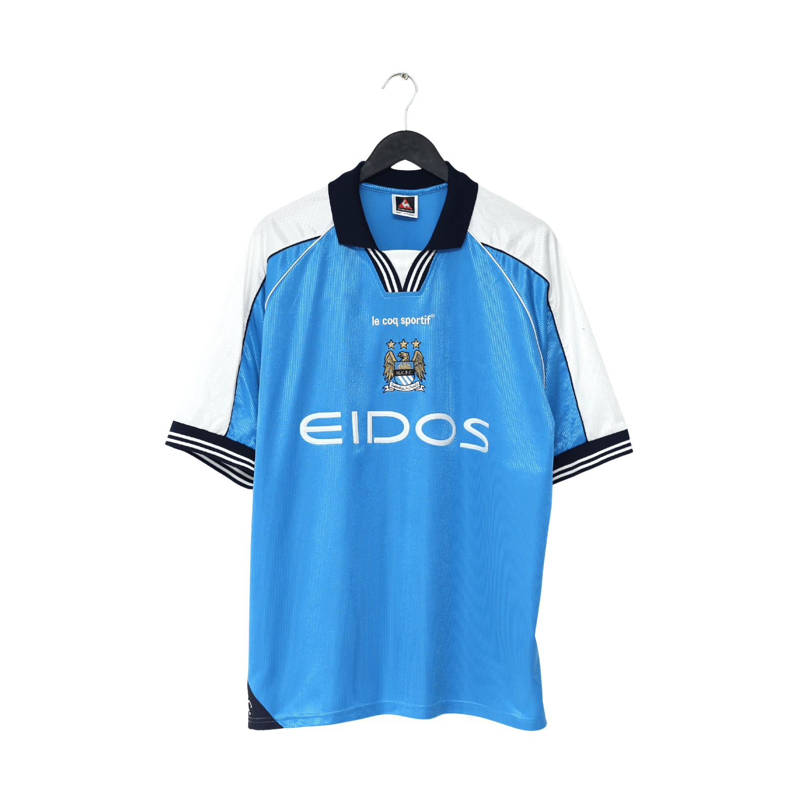 1999/01 HAALAND #15 Manchester City Vintage LCS Home Football Shirt (XL) 46/48
