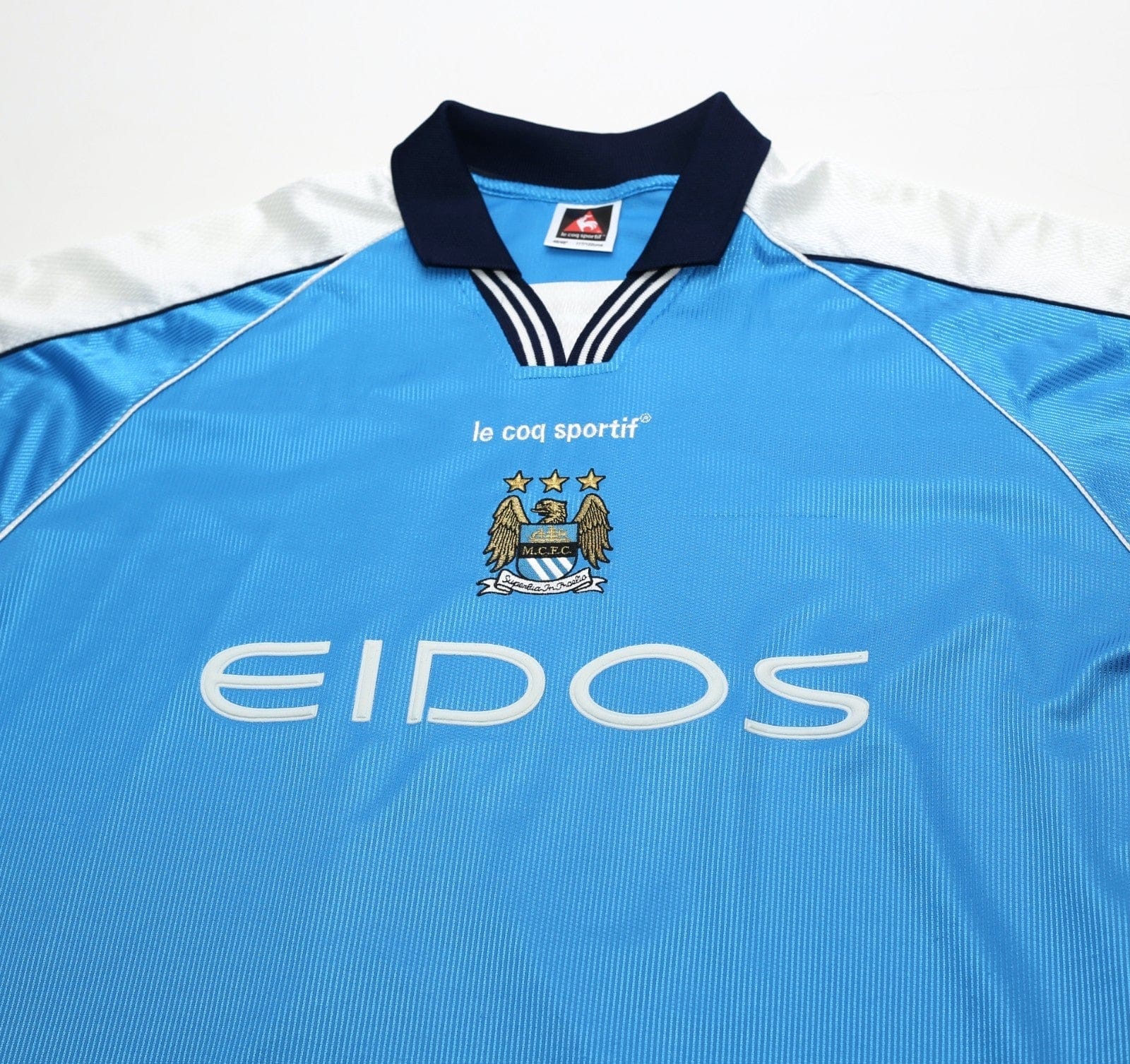 1999/01 HAALAND #15 Manchester City Vintage LCS Home Football Shirt (XL) 46/48