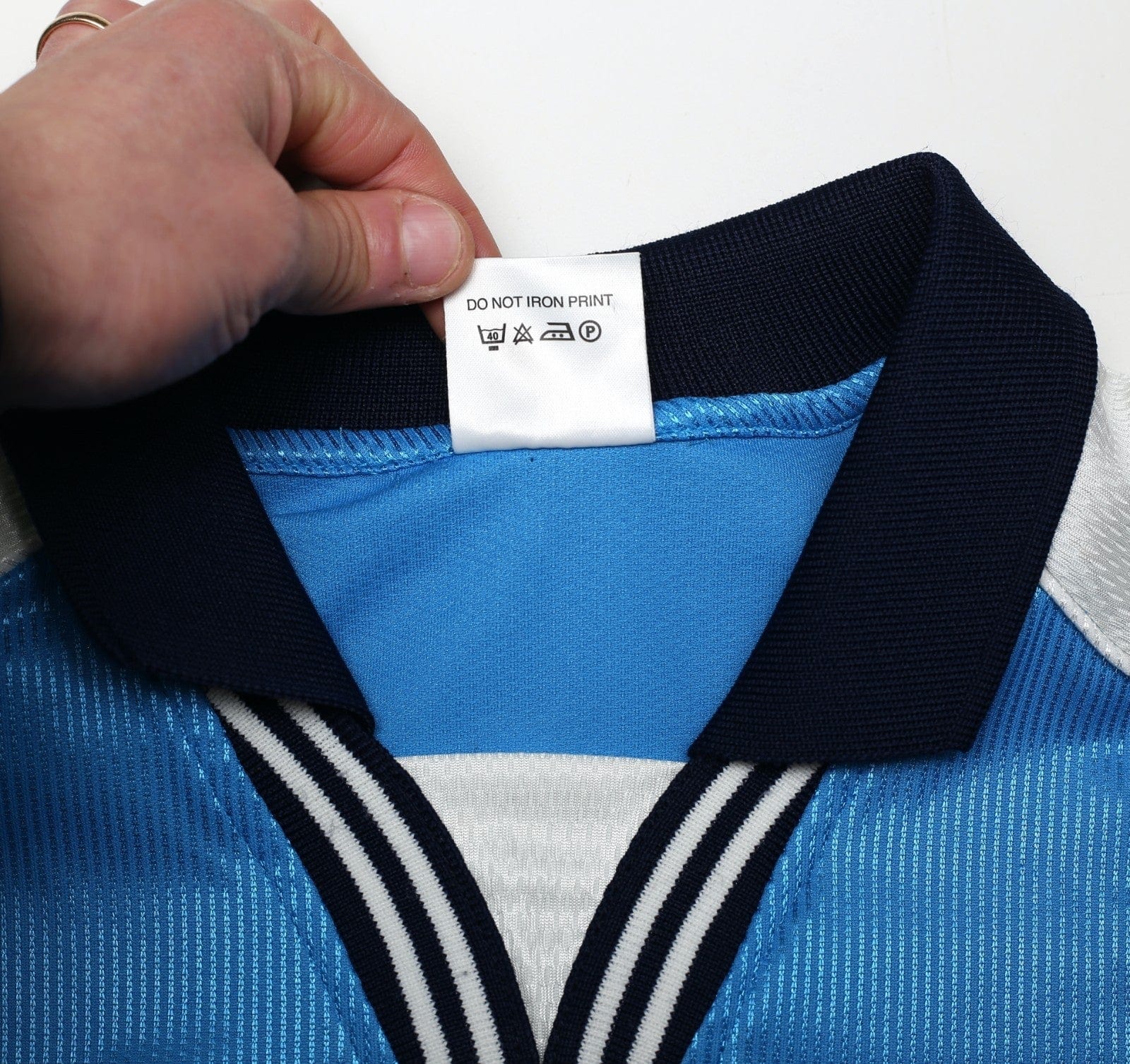 1999/01 HAALAND #15 Manchester City Vintage LCS Home Football Shirt (XL) 46/48