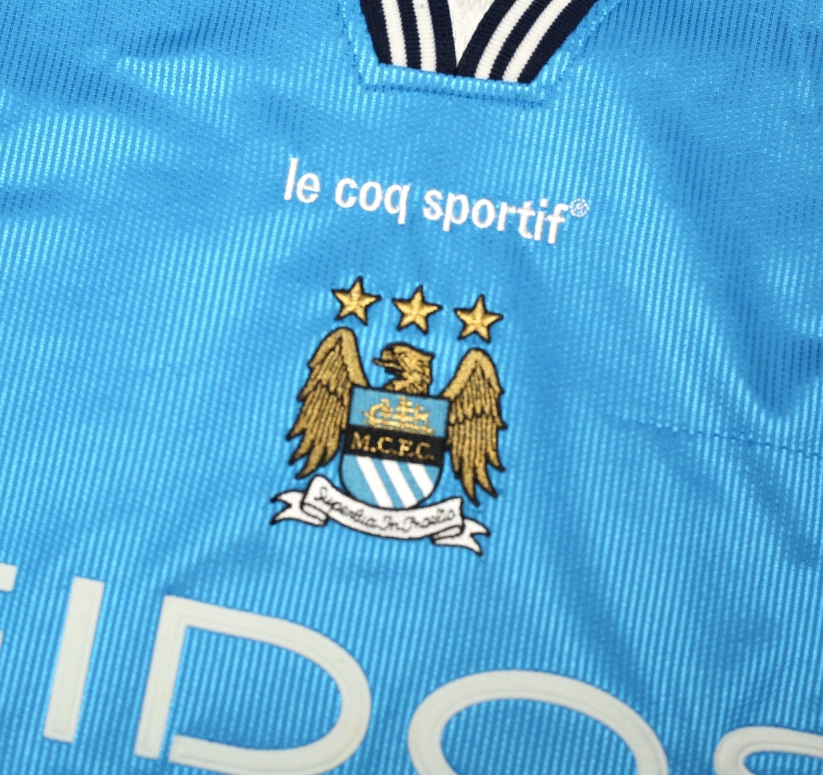 1999/01 HAALAND #15 Manchester City Vintage LCS Home Football Shirt (XL) 46/48