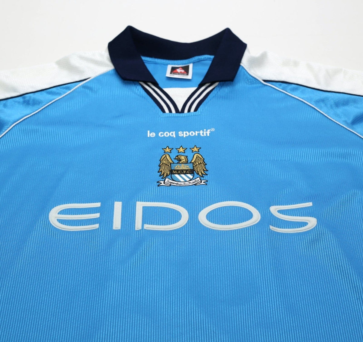 1999/01 HAALAND #15 Manchester City Vintage LCS Home Football Shirt (XL) 46/48