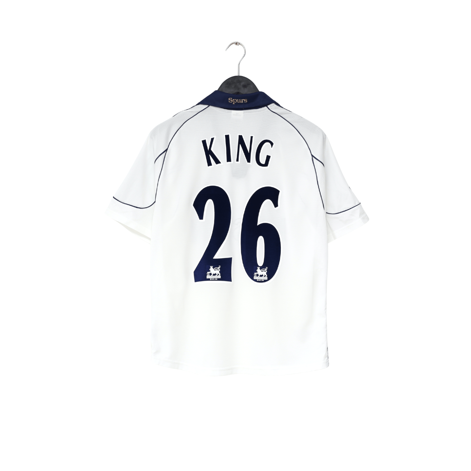 1999/01 KING #26 Tottenham Hotspur Vintage adidas Home Football Shirt (S)