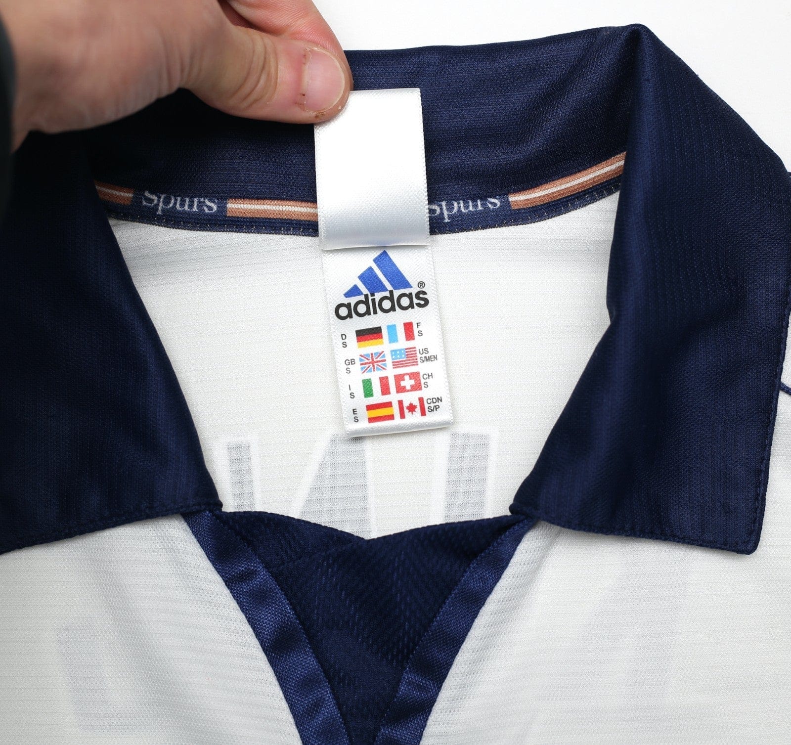 1999/01 KING #26 Tottenham Hotspur Vintage adidas Home Football Shirt (S)