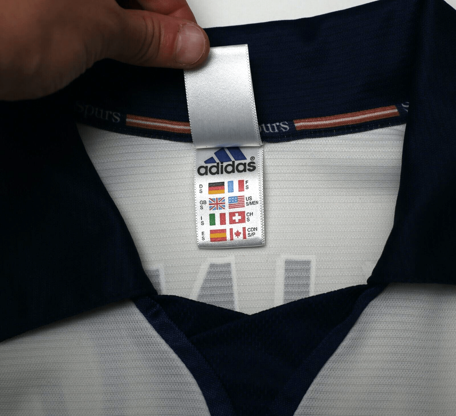 1999/01 KING #26 Tottenham Hotspur Vintage adidas Home Football Shirt (S)