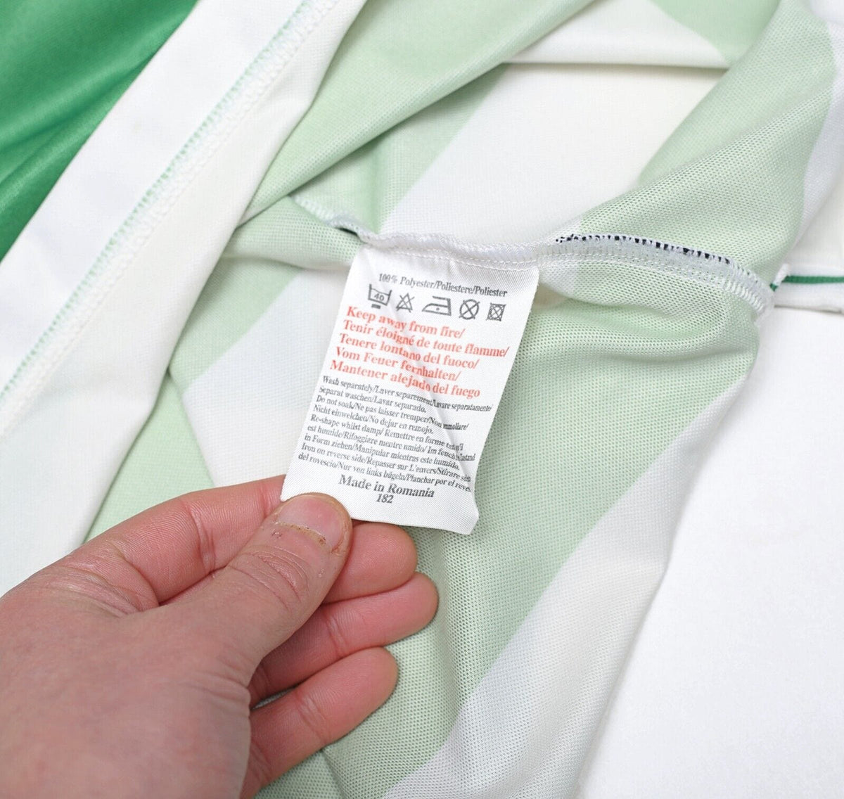 1999/01 LARSSON #7 Celtic Vintage Umbro European Home Football Shirt (XL)