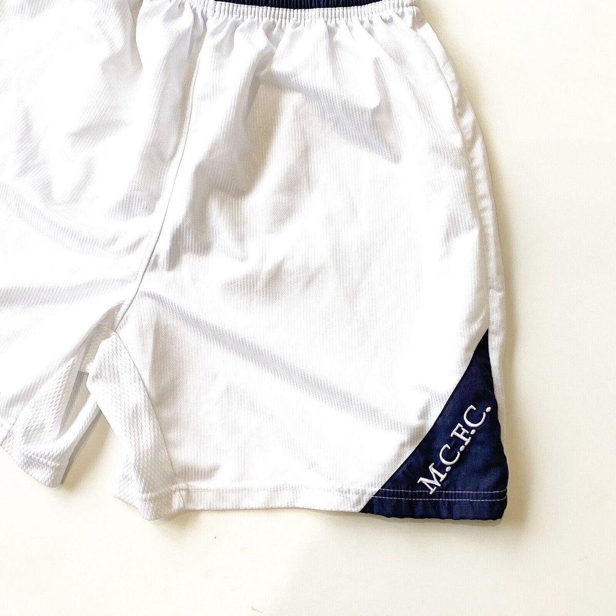 1999/01 MANCHESTER City Vintage le coq sportif Home Football Shorts (M) 38/40"