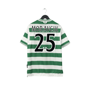 1999/01 Moravick #25 Celtic Vintage Umbro Home Football Shirt (M)