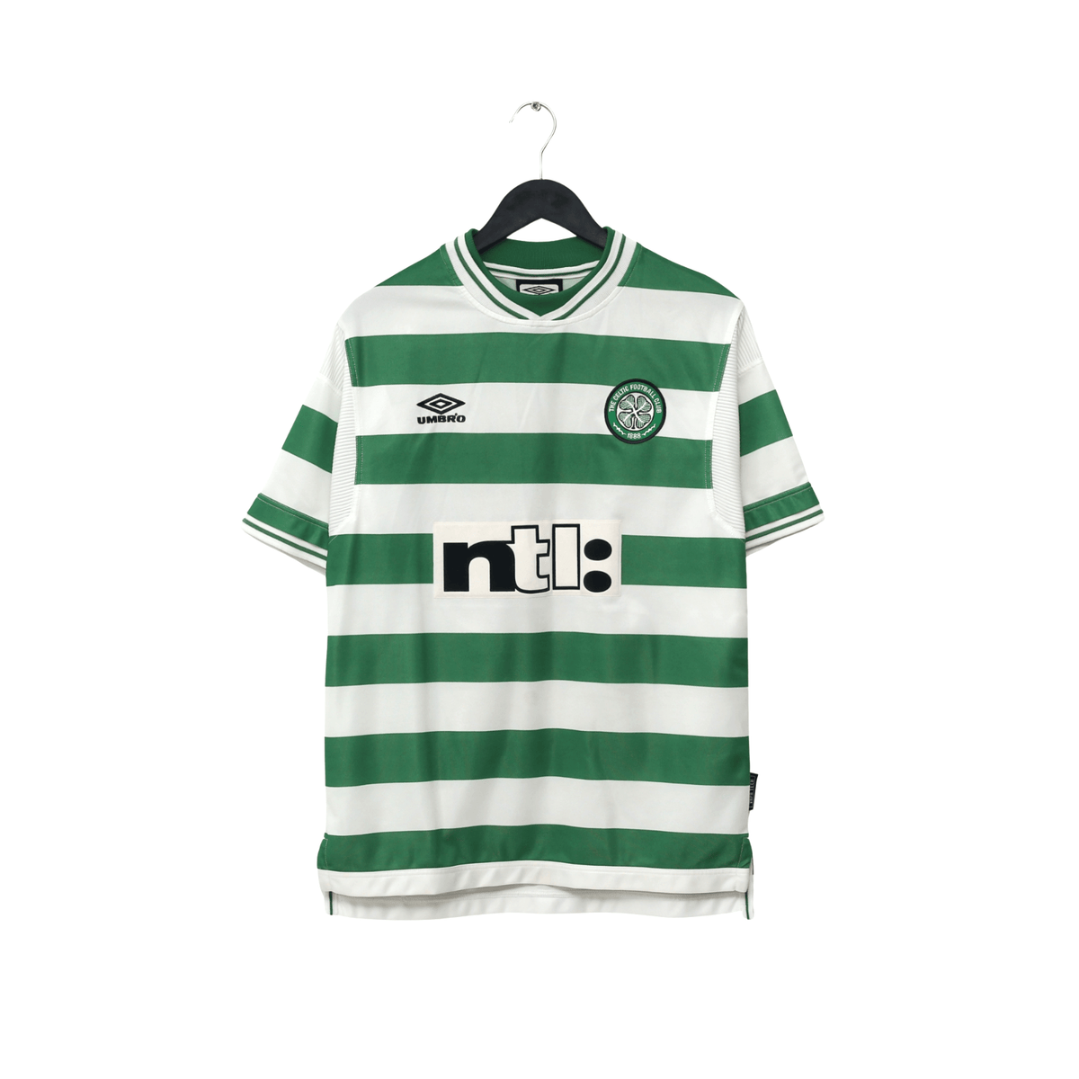1999/01 Moravick #25 Celtic Vintage Umbro Home Football Shirt (M)