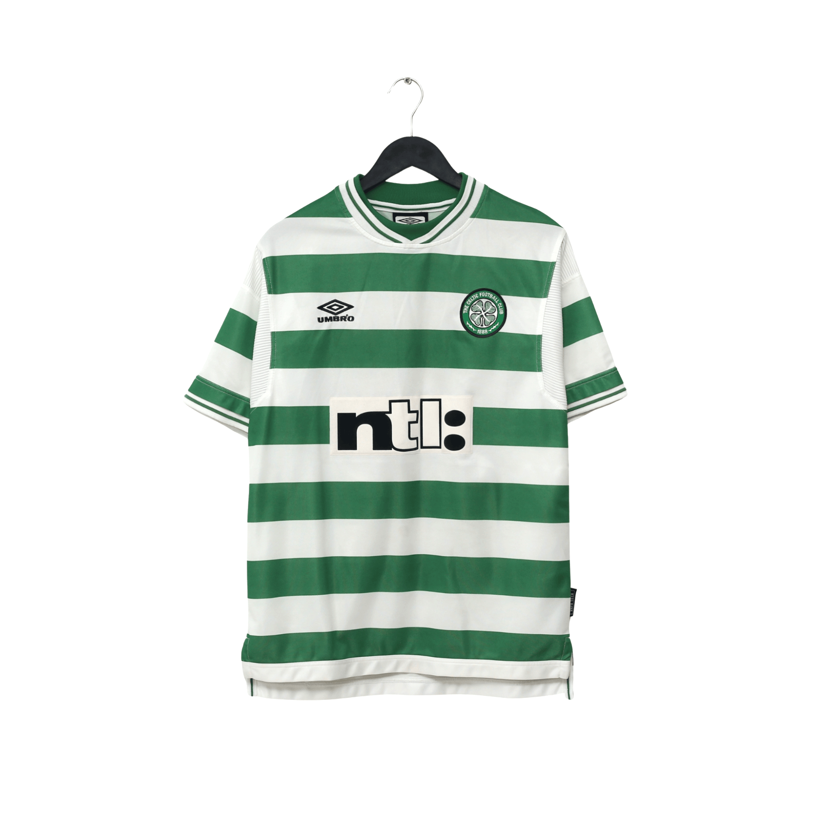 1999/01 Moravick #25 Celtic Vintage Umbro Home Football Shirt (M)
