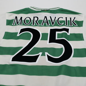 1999/01 Moravick #25 Celtic Vintage Umbro Home Football Shirt (M)