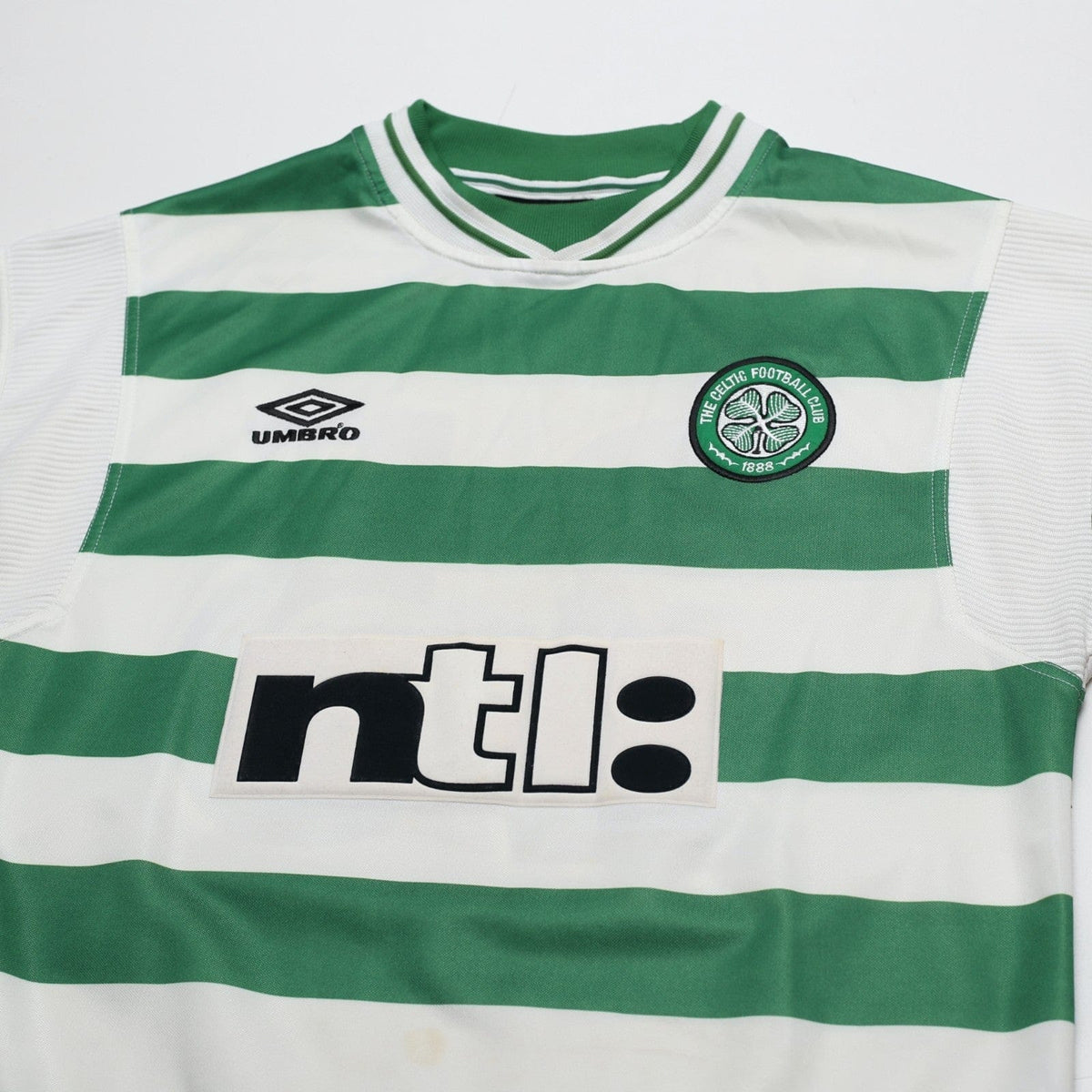 1999/01 Moravick #25 Celtic Vintage Umbro Home Football Shirt (M)