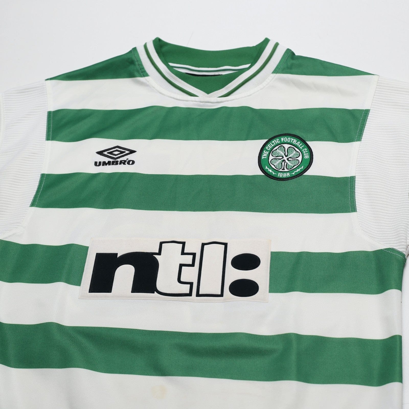 1999/01 Moravick #25 Celtic Vintage Umbro Home Football Shirt (M)