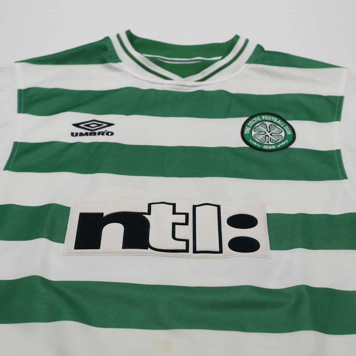 1999/01 Moravick #25 Celtic Vintage Umbro Home Football Shirt (M)