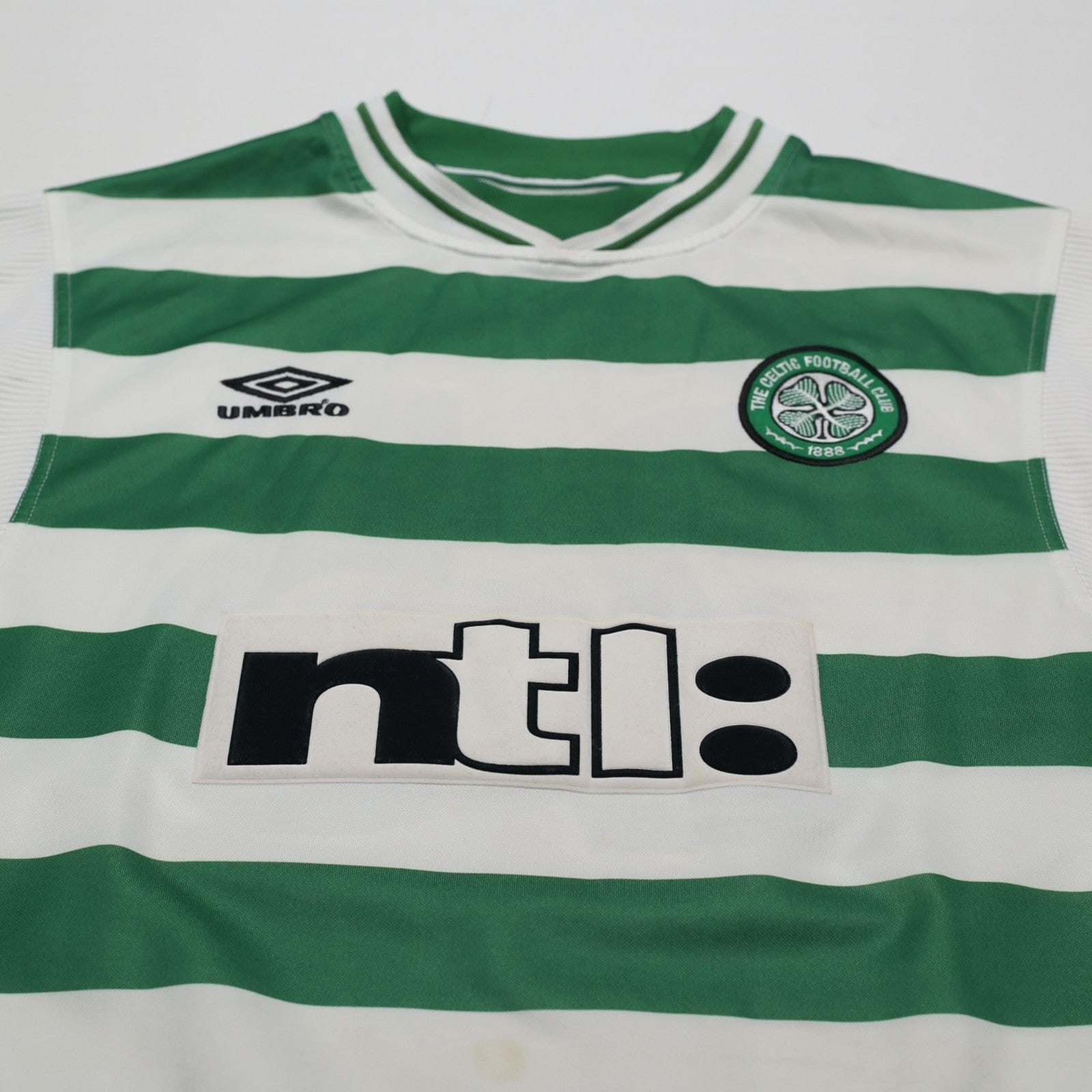1999/01 Moravick #25 Celtic Vintage Umbro Home Football Shirt (M)