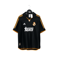 1999/01 Raul #7 Real Madrid Vintage Retro adidas Away Football Shirt (M)
