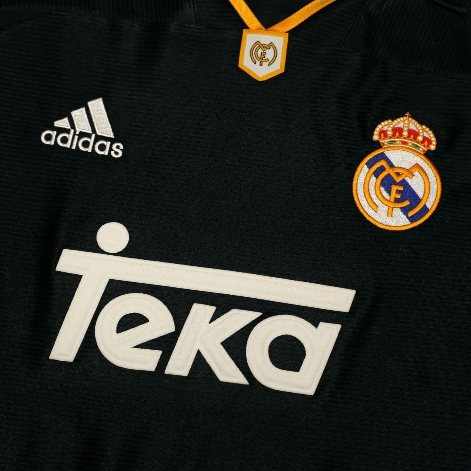 1999/01 Raul #7 Real Madrid Vintage Retro adidas Away Football Shirt (M)