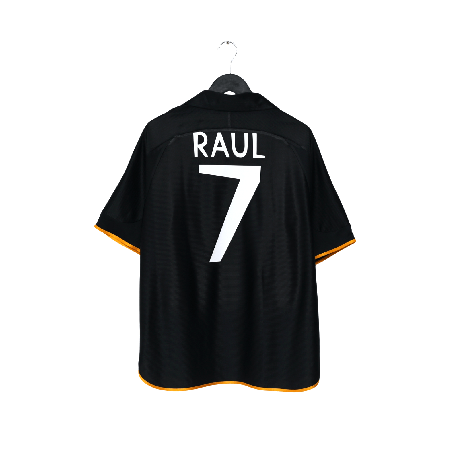 1999/01 Raul #7 Real Madrid Vintage Retro adidas Away Football Shirt (M)
