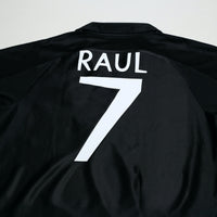 1999/01 Raul #7 Real Madrid Vintage Retro adidas Away Football Shirt (M)