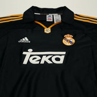 1999/01 Raul #7 Real Madrid Vintage Retro adidas Away Football Shirt (M)