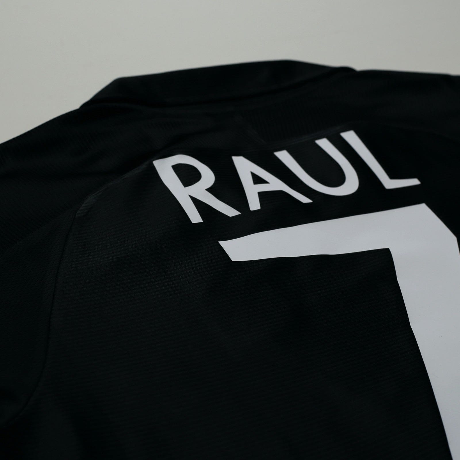 1999/01 Raul #7 Real Madrid Vintage Retro adidas Away Football Shirt (M)