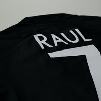 1999/01 Raul #7 Real Madrid Vintage Retro adidas Away Football Shirt (M)