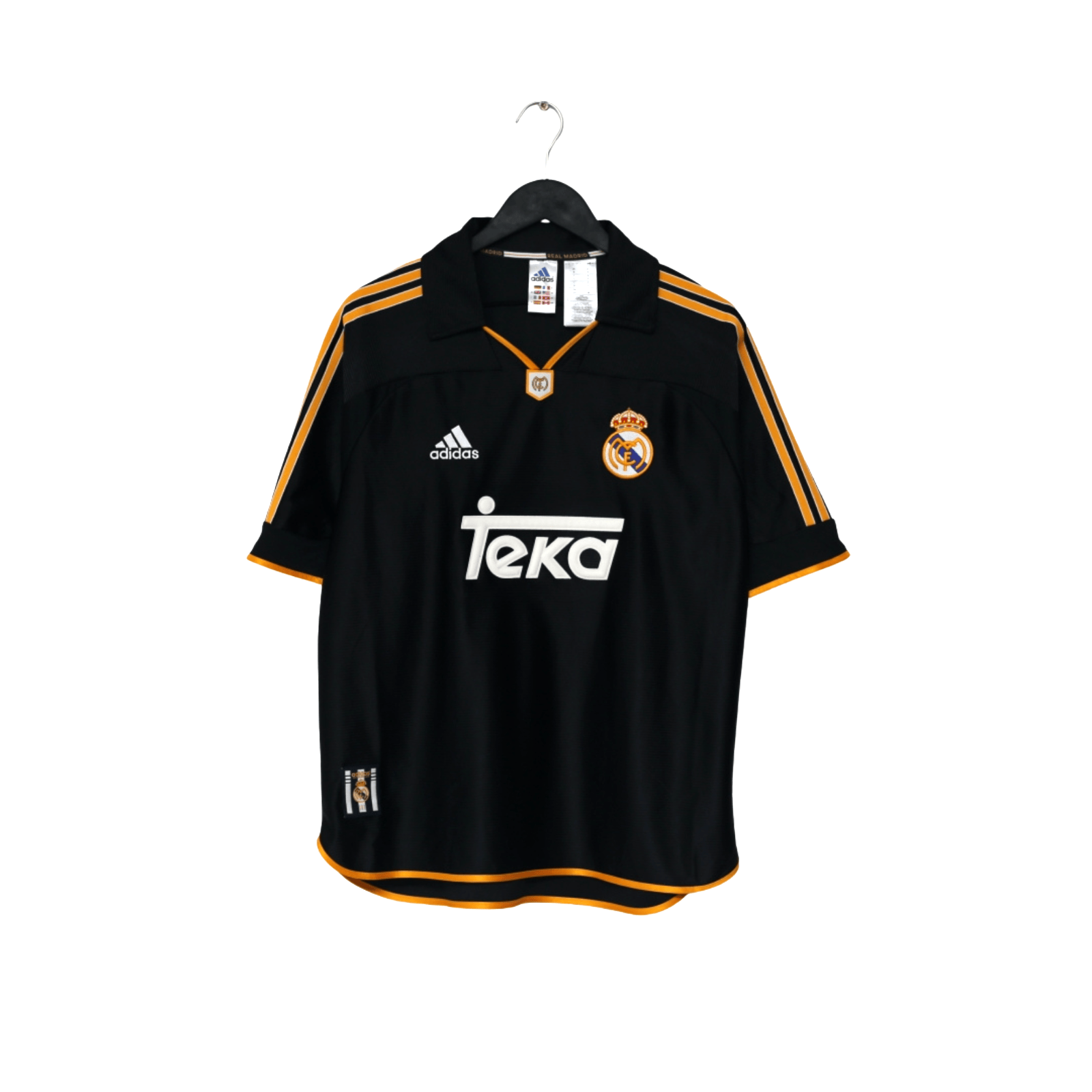 1999/01 Raul #7 Real Madrid Vintage Retro adidas Away Football Shirt (S/M)