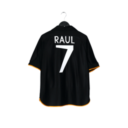 1999/01 Raul #7 Real Madrid Vintage Retro adidas Away Football Shirt (S/M)